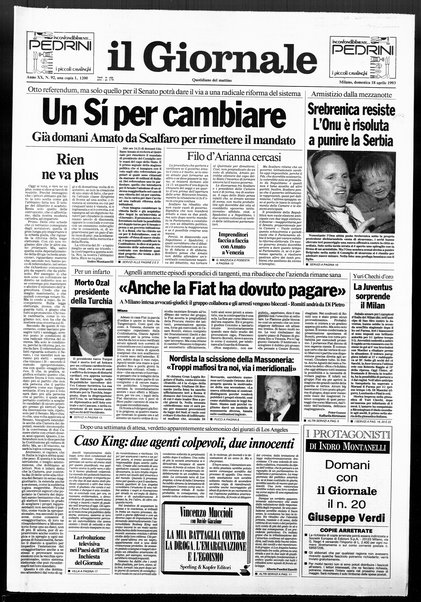 Il giornale : quotidiano del mattino